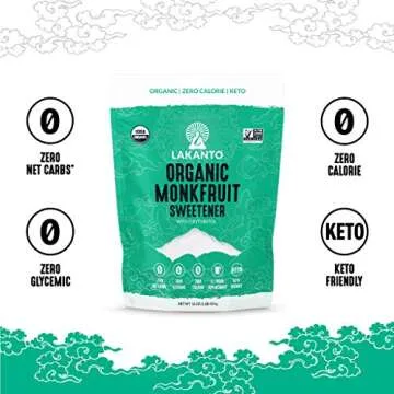 Lakanto Monk Fruit Sweetener - Zero Calorie Sugar Substitute
