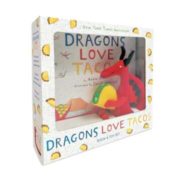 Dragons Love Tacos Book and Toy Set for Kids