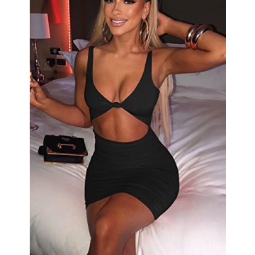 Stylish Kaximil Women's Sexy Bodycon Sleeveless Dress