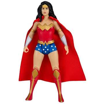 Collectible McFarlane Toys Wonder Woman 5" Super Powers Figurine for Fans and Collectors