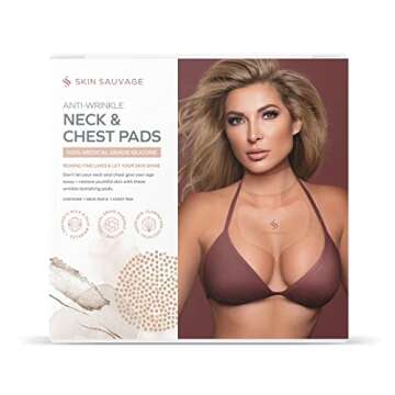 Neck and Chest Wrinkle Pads - Anti-Aging Skin Firming Lift to Moisturize Fine Lines & Sagging Preven...