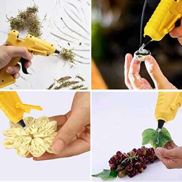 AONOKOY Cordless Hot Glue Gun with 20 Glue Sticks