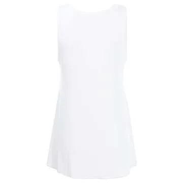 danibe Women's Sleeveless V-Neck Flowy Blouse - Stylish Comfort