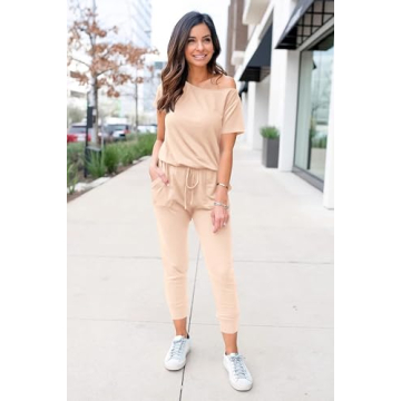 PRETTYGARDEN Women's Elegant Off Shoulder Jumpsuit