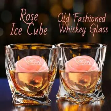 AIBIRUI Rose Ice Cube Mold for Cocktails and Gifts