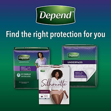 Depend Night Defense Women's Incontinence Underwear Overnight