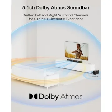 ULTIMEA 5.1CH Surround Sound Bar with Subwoofer