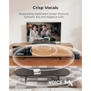 ULTIMEA 5.1CH Surround Sound Bar with Subwoofer