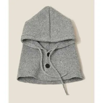 Unisex Knit Beanie with Adjustable Drawstring for Winter Warmth