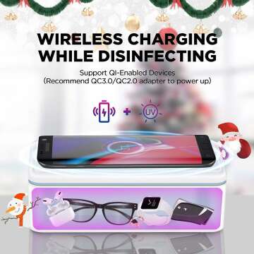 UV Light Sanitizer Box with Wireless Charging - Cahot