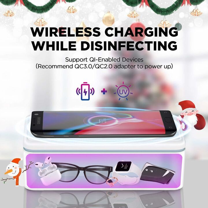 UV Light Sanitizer Box with Wireless Charging - Cahot
