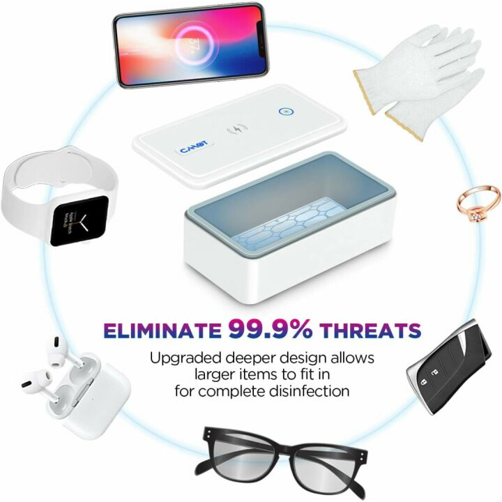 UV Light Sanitizer Box with Wireless Charging - Cahot