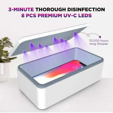 UV Light Sanitizer Box with Wireless Charging - Cahot