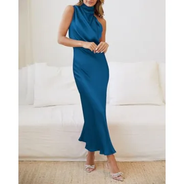 Elegant BTFBM Women's Satin Cocktail Dress for Weddings