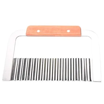 MUZOCT Crinkle Cutter Potato Slicer Tool for Kitchen Prep