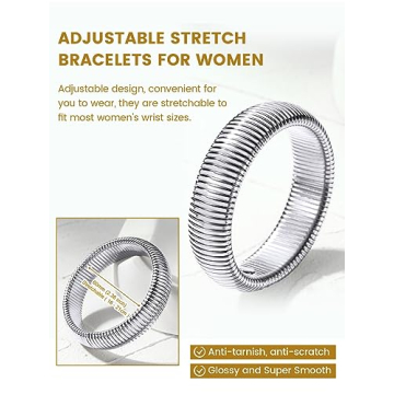 Stylish KeyStyle Chunky Bangle Bracelets for Women