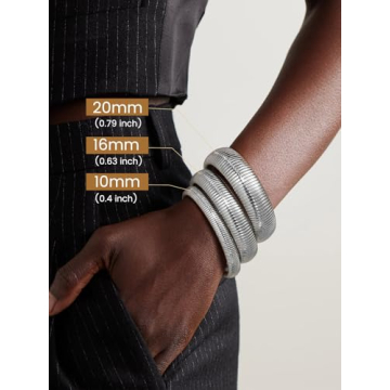 Stylish KeyStyle Chunky Bangle Bracelets for Women