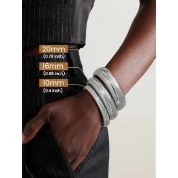 Stylish KeyStyle Chunky Bangle Bracelets for Women