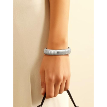Stylish KeyStyle Chunky Bangle Bracelets for Women