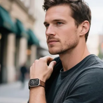 Premium Magnetic Leather Bands for All Apple Watch Models