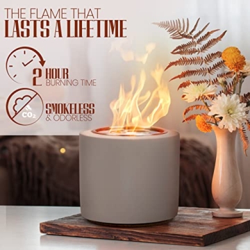 Elegant Tabletop Fire Pit with Roasting Sticks | Perfect for Gatherings