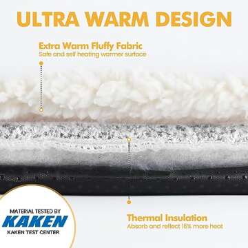 Self Warming Cat Bed Cozy Thermal Pad for Pets