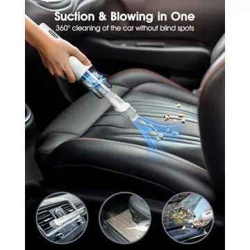 Dovety Portable Cordless Car Vacuum with Strong Suction