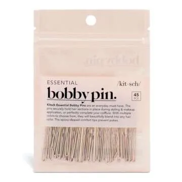 Kitsch Blonde Bobby Pins - 1.87 Inches | Ideal for Blonde, Thick & Thin Hair | Hair Styling Accessor...