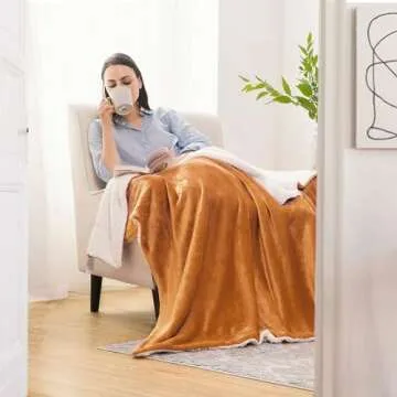 Bedsure Sherpa Fleece Blanket - Cozy Plush for All