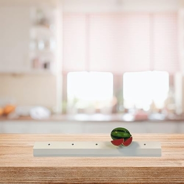 Holiday Kitchen Decor - Unique Paper Towel Holder - Interchangeable Seasonal Decorations with Your Kitchen Paper Towel Stand (Season Tops Storage Bar White (Holds 5 Tops))