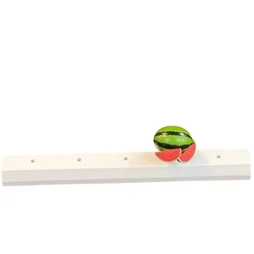 Holiday Kitchen Decor - Unique Paper Towel Holder - Interchangeable Seasonal Decorations with Your Kitchen Paper Towel Stand (Season Tops Storage Bar White (Holds 5 Tops))
