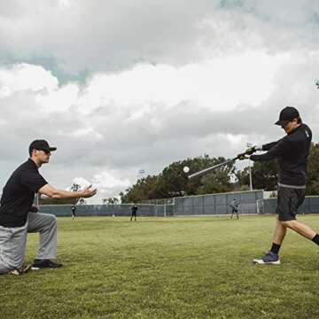 SKLZ Contact Ball Baseball and Softball Batting Training Ball, 15 Ounce