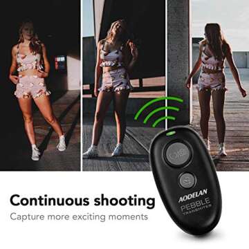 Camera Wireless Shutter Release Remote Control for Canon and More
