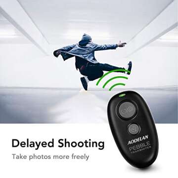 Camera Wireless Shutter Release Remote Control for Canon and More