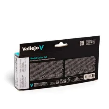 Vallejo - Model Color Face & Skin Tones Set | Modeling Acrylic Paints | 8 bottles x 18 ml (0.60 fl.oz.)