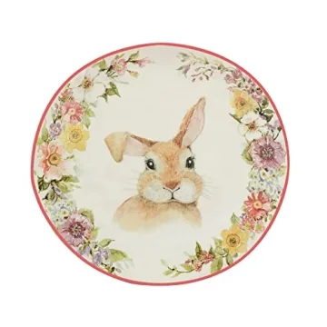 Easter Garden Plates Set of 4 - Perfect for Spring Dining