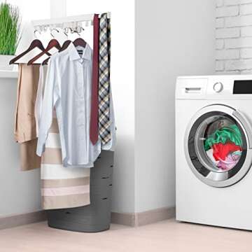 Luxe Laundry Wall Mounted Drying Rack - Space Saving Hanger