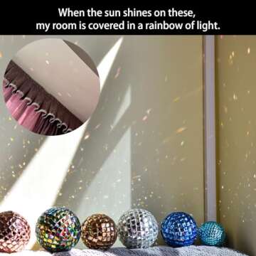 Biutityer 270 Pieces 10mm Glass Self-Adhesive Rhinestone Tiles, Multi-Faceted Diamond Stickers for Decorating DIY Products, Decorating Walls, Party Decorations.