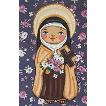 Saint Therese of Lisieux print St Therese print St Therese painting Saint Therese painting Saint pic...