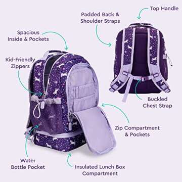 Bentgo Kids 2-in-1 Durable Backpack & Lunch Bag