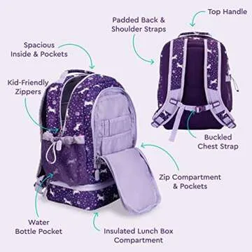 Bentgo Kids 2-in-1 Durable Backpack & Lunch Bag