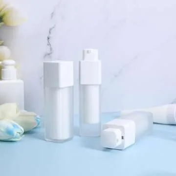 minkissy 3pcs Travel Airless Cosmetic Bottle Set 30ml