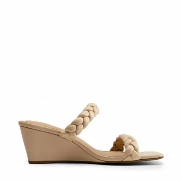 Chic DREAM PAIRS Braided Wedge Sandals for Women