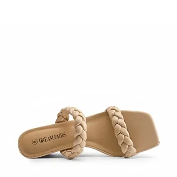 Chic DREAM PAIRS Braided Wedge Sandals for Women