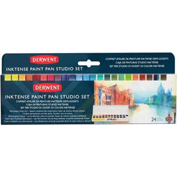 Derwent Inktense Travel 24 Paint Palette for Artists