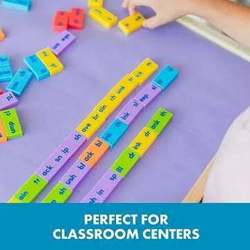 Engaging Phonics Dominoes for Kids Ages 6+, Learning Fun