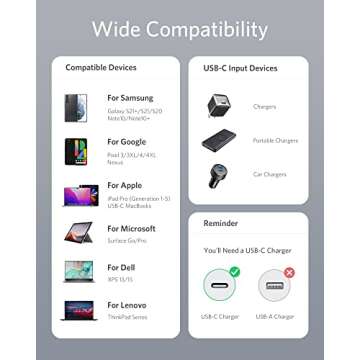 Anker USB C to USB C Cable (6FT, 2Pack), Type C 100W Charger Cord Fast Charging for iPhone 16 Series,MacBook Pro 2020,Pixel and More(USB 2.0,Silver)