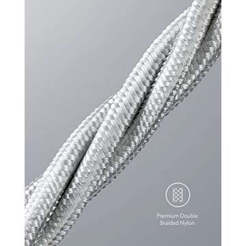 Anker USB C to USB C Cable (6FT, 2Pack), Type C 100W Charger Cord Fast Charging for iPhone 16 Series,MacBook Pro 2020,Pixel and More(USB 2.0,Silver)