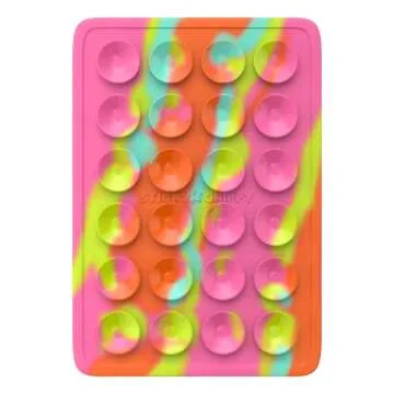 StickyGrippy Suction Phone Case Mount, Sillicon Adhesive Phone Accessory for iPhone and Android, Han...