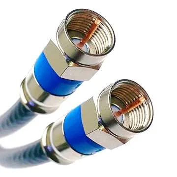 150ft Quad Shield SOLID COPPER RG-6 Coaxial Cable